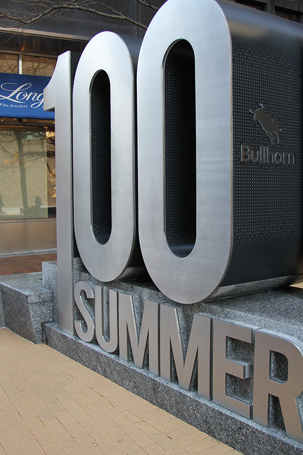 100 Summer Street Boston Signage