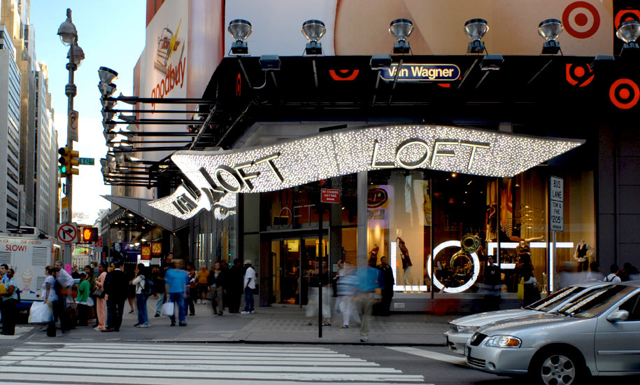 Ann Taylor Loft NYC Signage