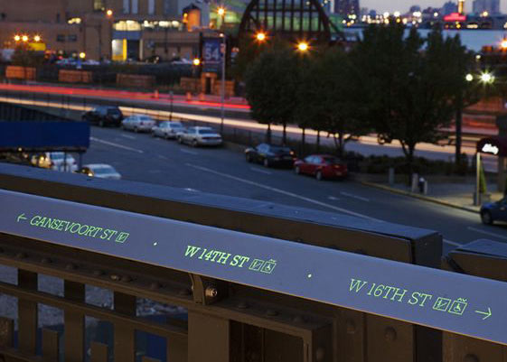 High Line Wayfinding Signage