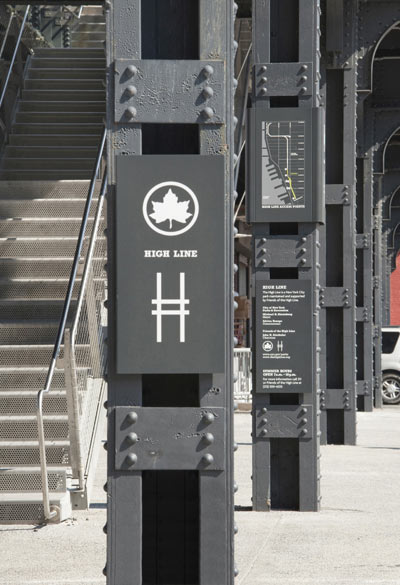 High Line Wayfinding Signage