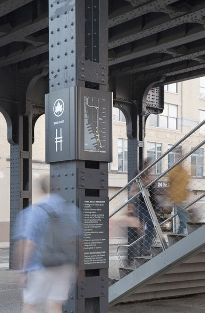 High Line Wayfinding Signage