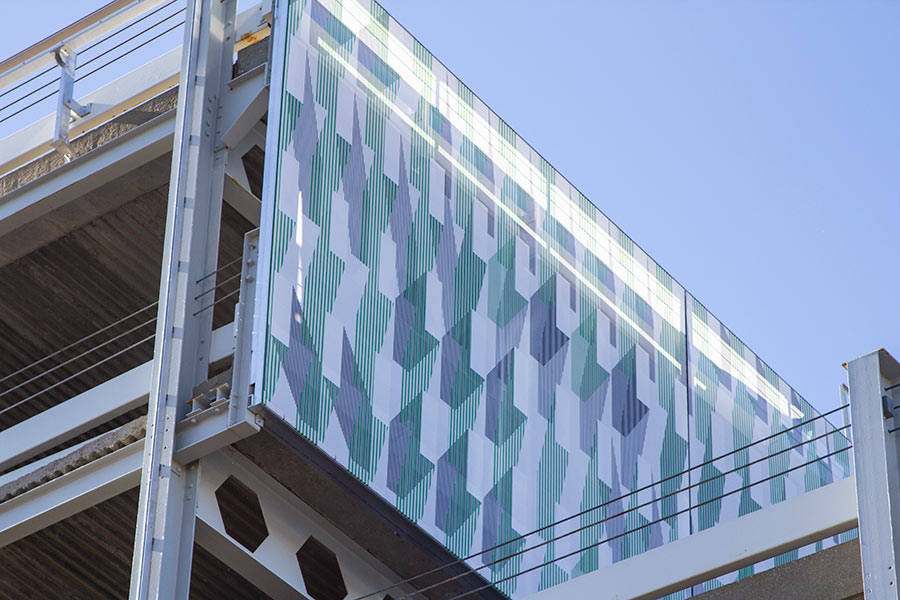 Kendall Square Garage Scrim