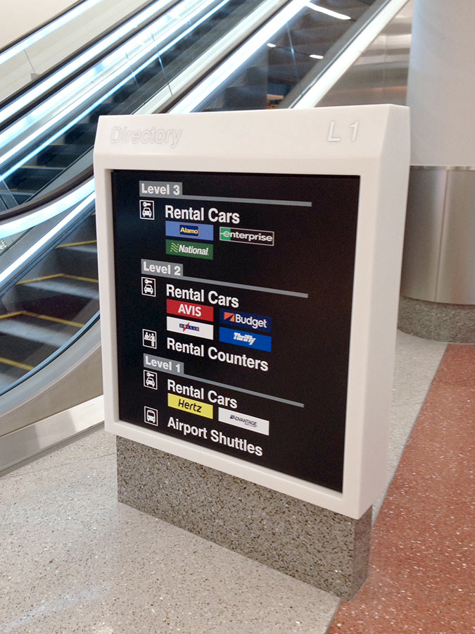 Logan Airport Wayfinding Signage