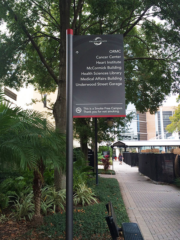 Orlando Health Campus Wayfinding Signage