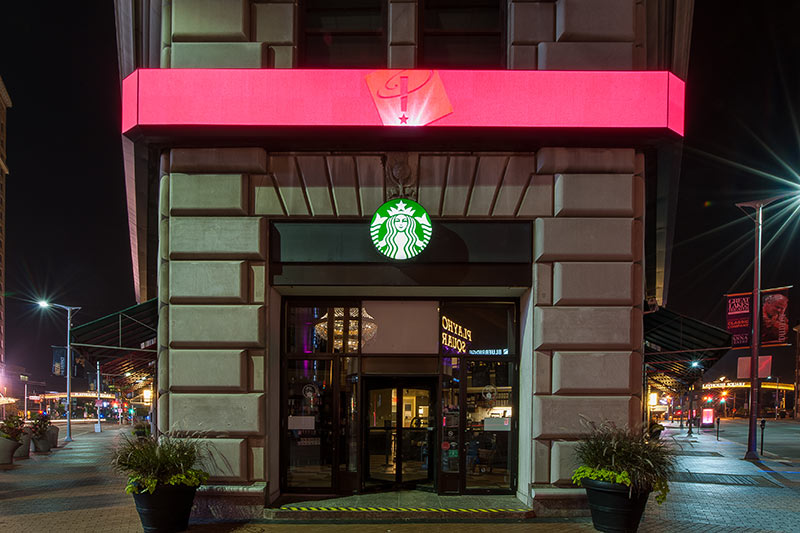 Playhouse Square LED Building Ribbon