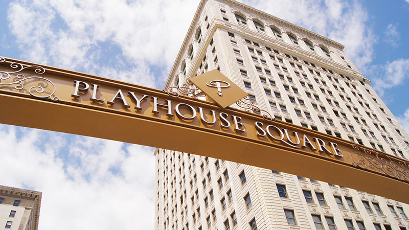 Playhouse Square Truss Closeup