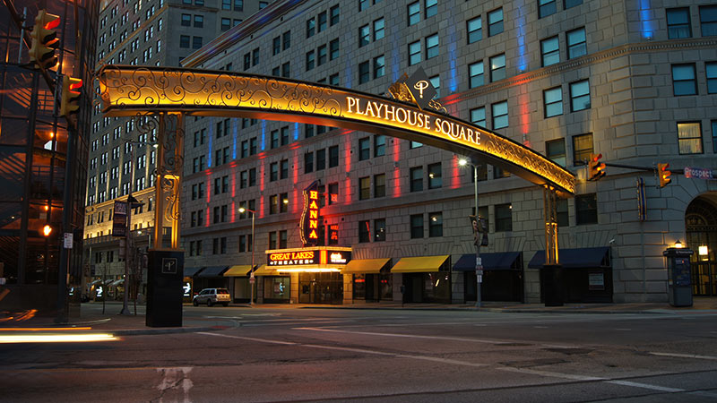 Playhouse Square Road Truss