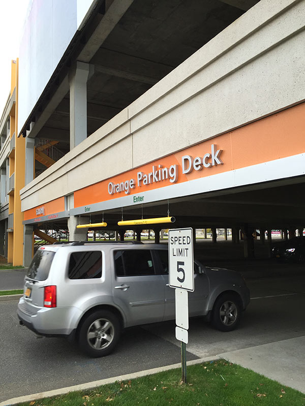 Roosevelt Field Mall Parking Garage Signage