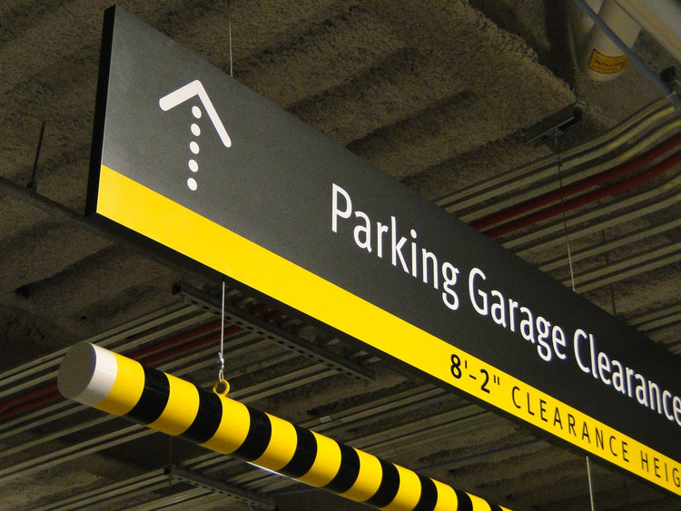 Spaulding Hospital Parking Signage