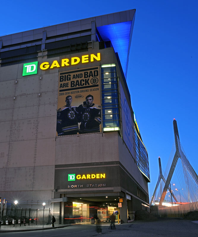 TD Garden Building Signage